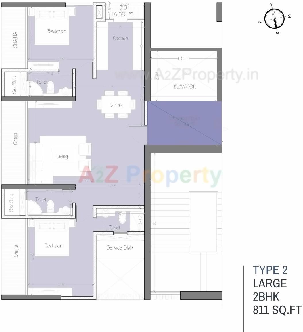 Layout of real estate project Bombay Xi located at E400011, MumbaiCity, Maharashtra