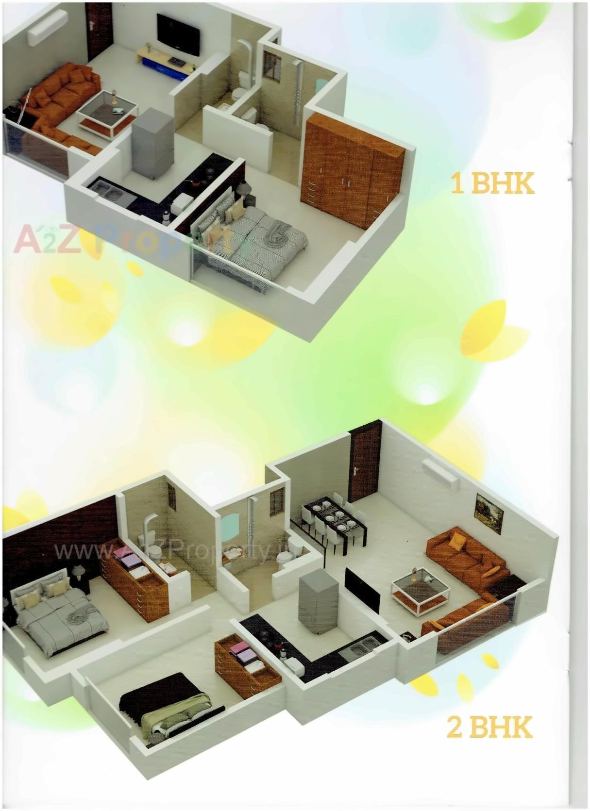 Layout of real estate project Daffodil Heights located at Mumbai-city, MumbaiCity, Maharashtra