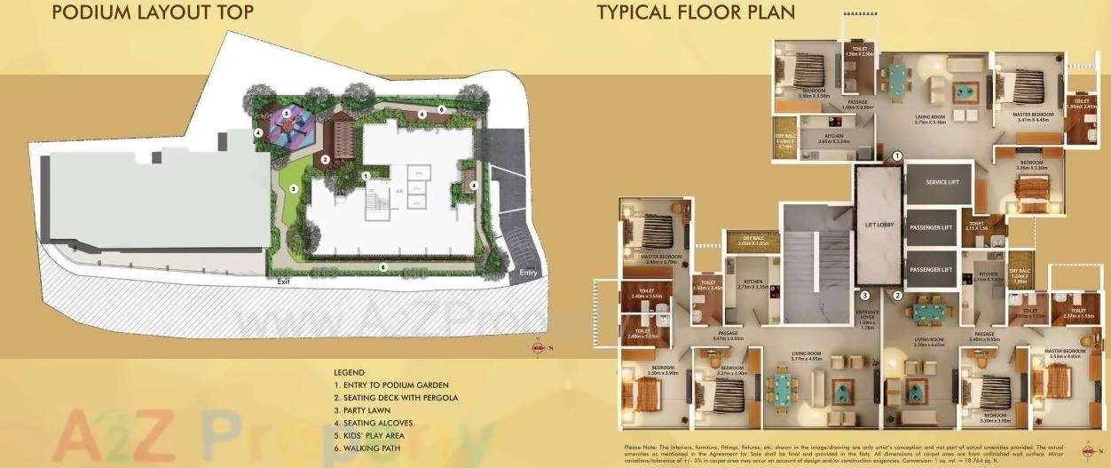 Layout of real estate project Dosti Belleza located at Mumbai-city, MumbaiCity, Maharashtra