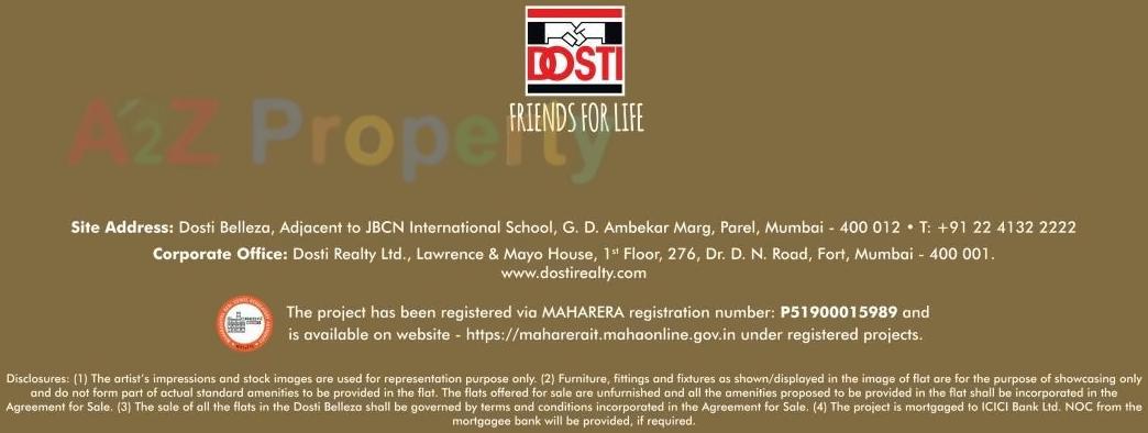  of real estate project Dosti Belleza located at Mumbai-city, MumbaiCity, Maharashtra