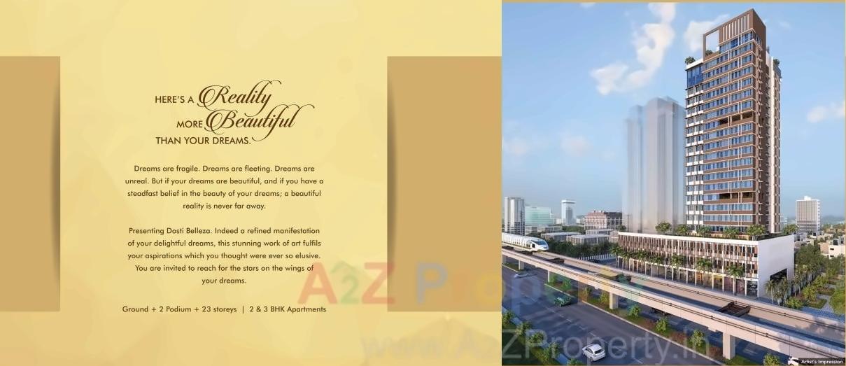 3D Elevation of real estate project Dosti Belleza located at Mumbai-city, MumbaiCity, Maharashtra