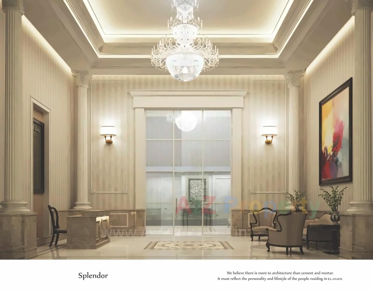 3D Elevation of real estate project Elanza located at Gsouth400025, MumbaiCity, Maharashtra