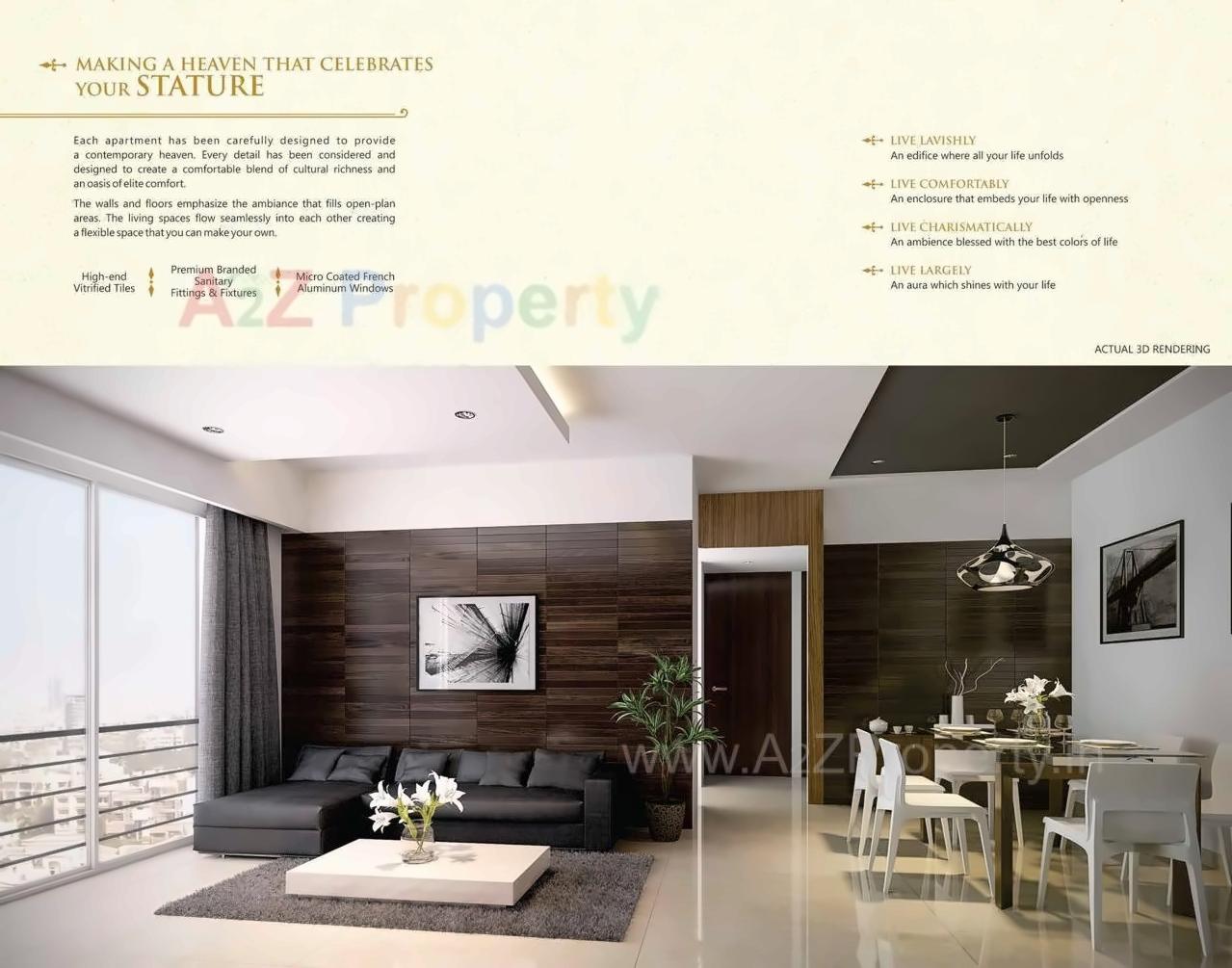 3D Elevation of real estate project Esparenza located at Fsouth400012, MumbaiCity, Maharashtra