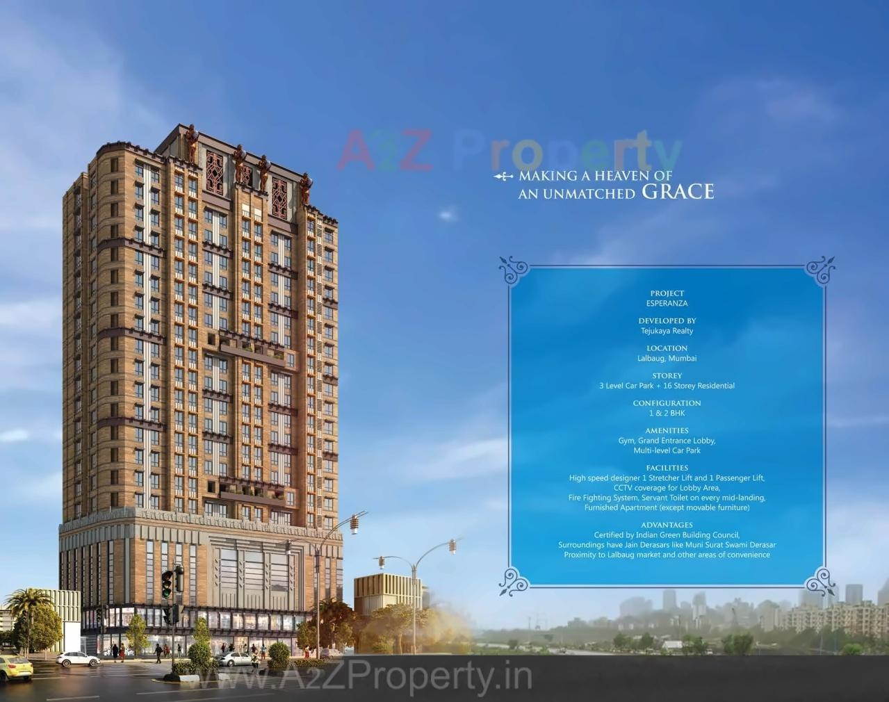 3D Elevation of real estate project Esparenza located at Fsouth400012, MumbaiCity, Maharashtra