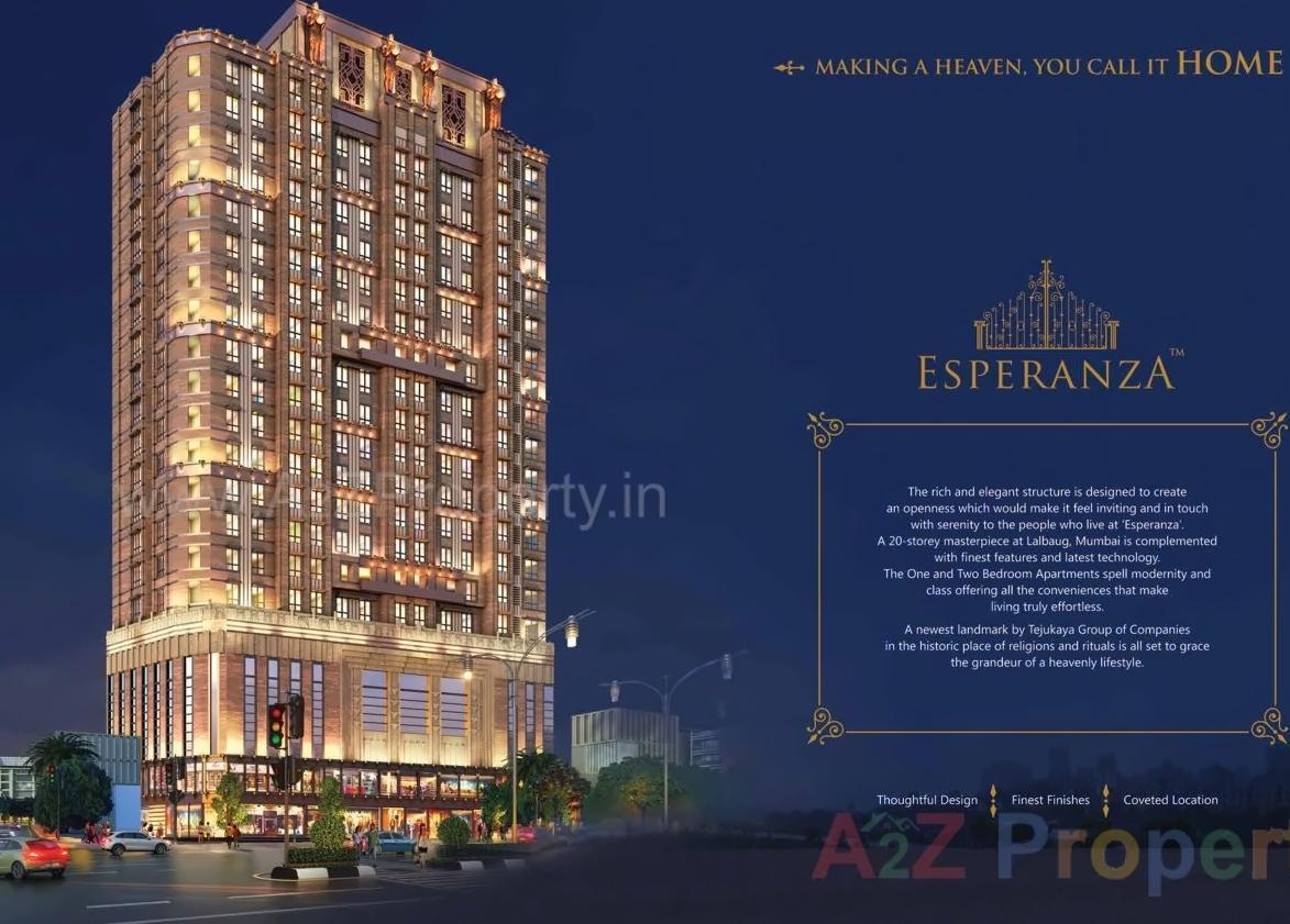 3D Elevation of real estate project Esparenza located at Fsouth400012, MumbaiCity, Maharashtra