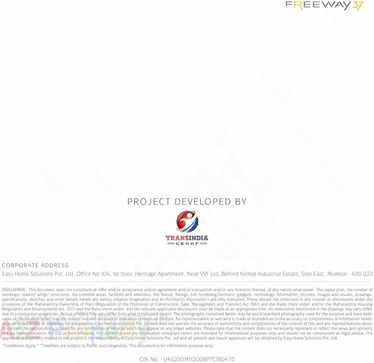  of real estate project Freeway located at Fnorth400022, MumbaiCity, Maharashtra