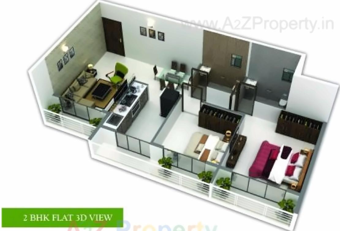 Layout of real estate project Hillwood located at Mumbai-city, MumbaiCity, Maharashtra