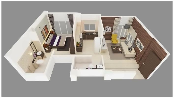 Layout of real estate project Horizon located at Gnorth400016, MumbaiCity, Maharashtra
