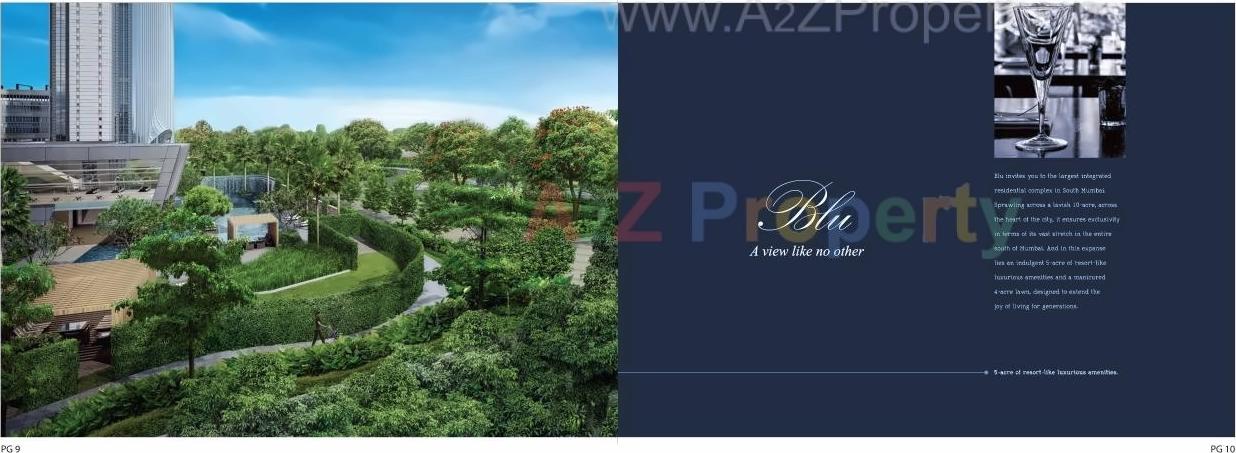 3D Elevation of real estate project Indiabulls Blu Tower located at Gsouth400013, MumbaiCity, Maharashtra