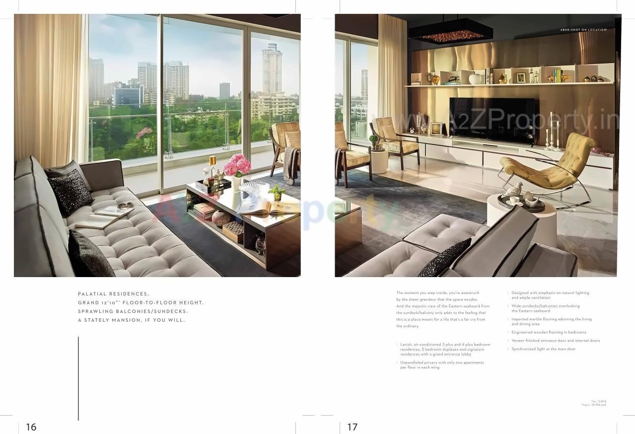 3D Elevation of real estate project Kalpataru Avana located at Fsouth400012, MumbaiCity, Maharashtra