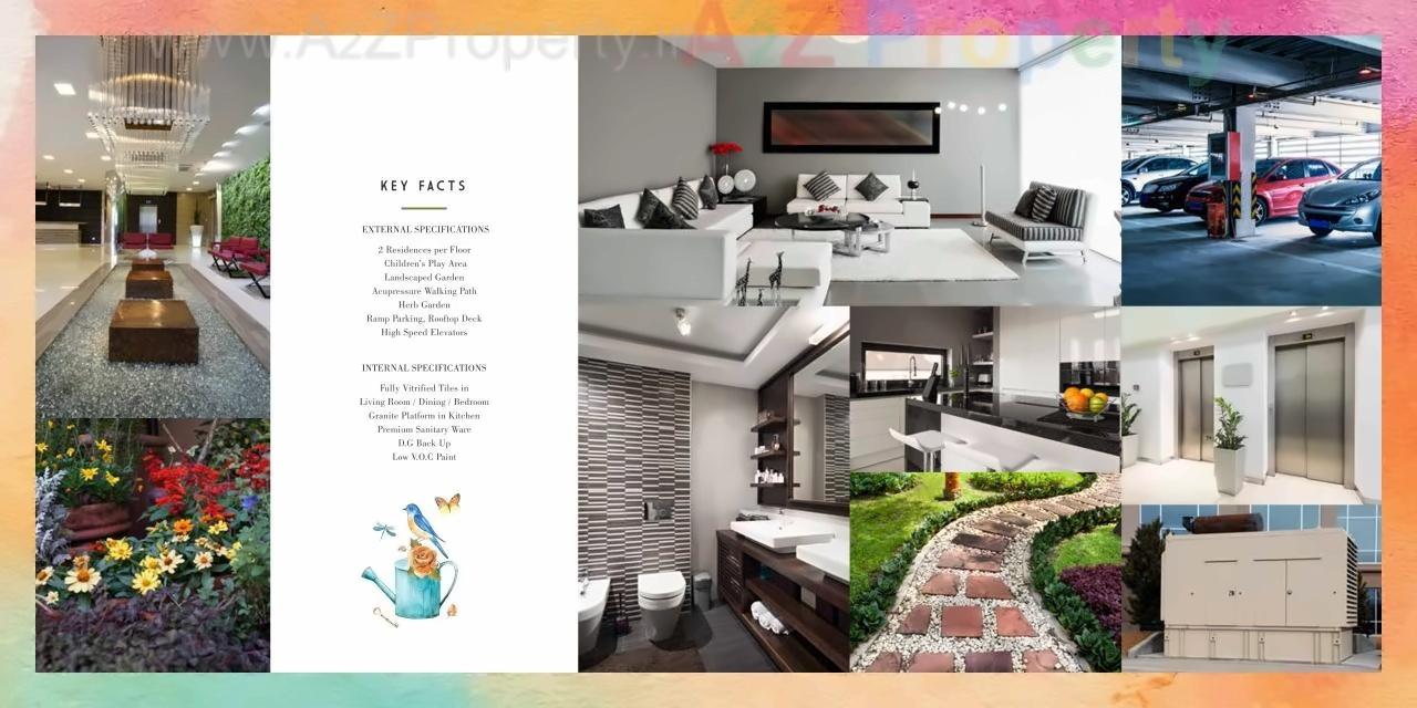 Layout of real estate project Lifescapes Mirage located at Gnorth400016, MumbaiCity, Maharashtra