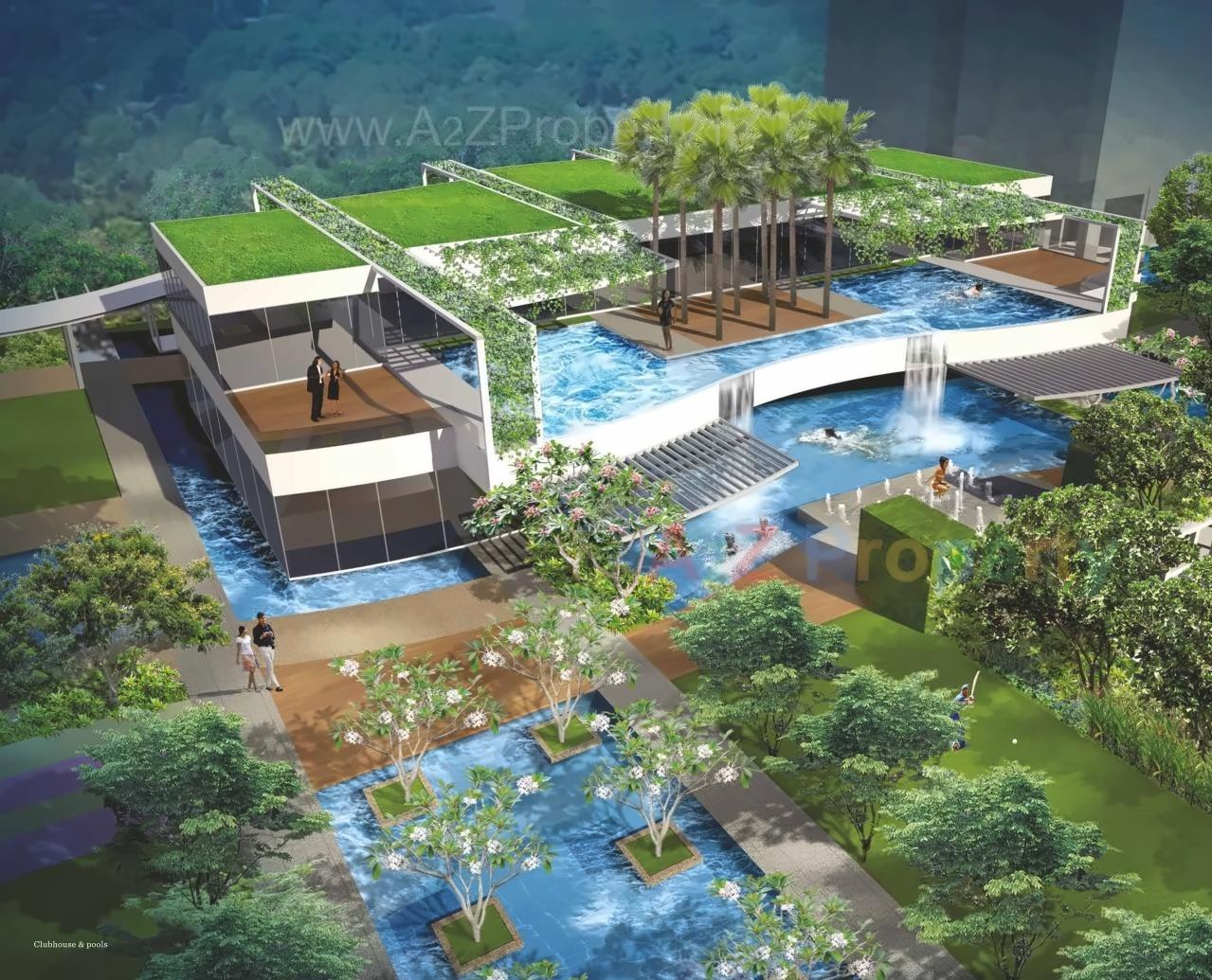 3D Elevation of real estate project Lodha Azzuro located at Fsouth400033, MumbaiCity, Maharashtra