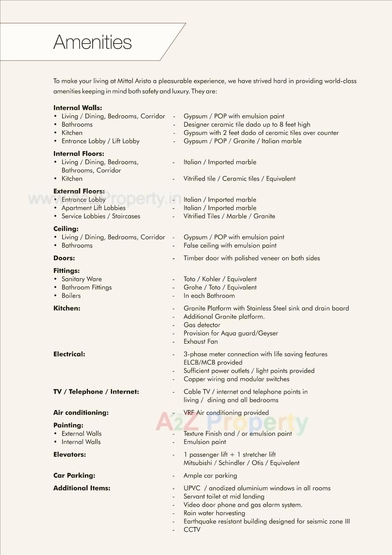  of real estate project Mittal Aristo located at Fsouth400012, MumbaiCity, Maharashtra