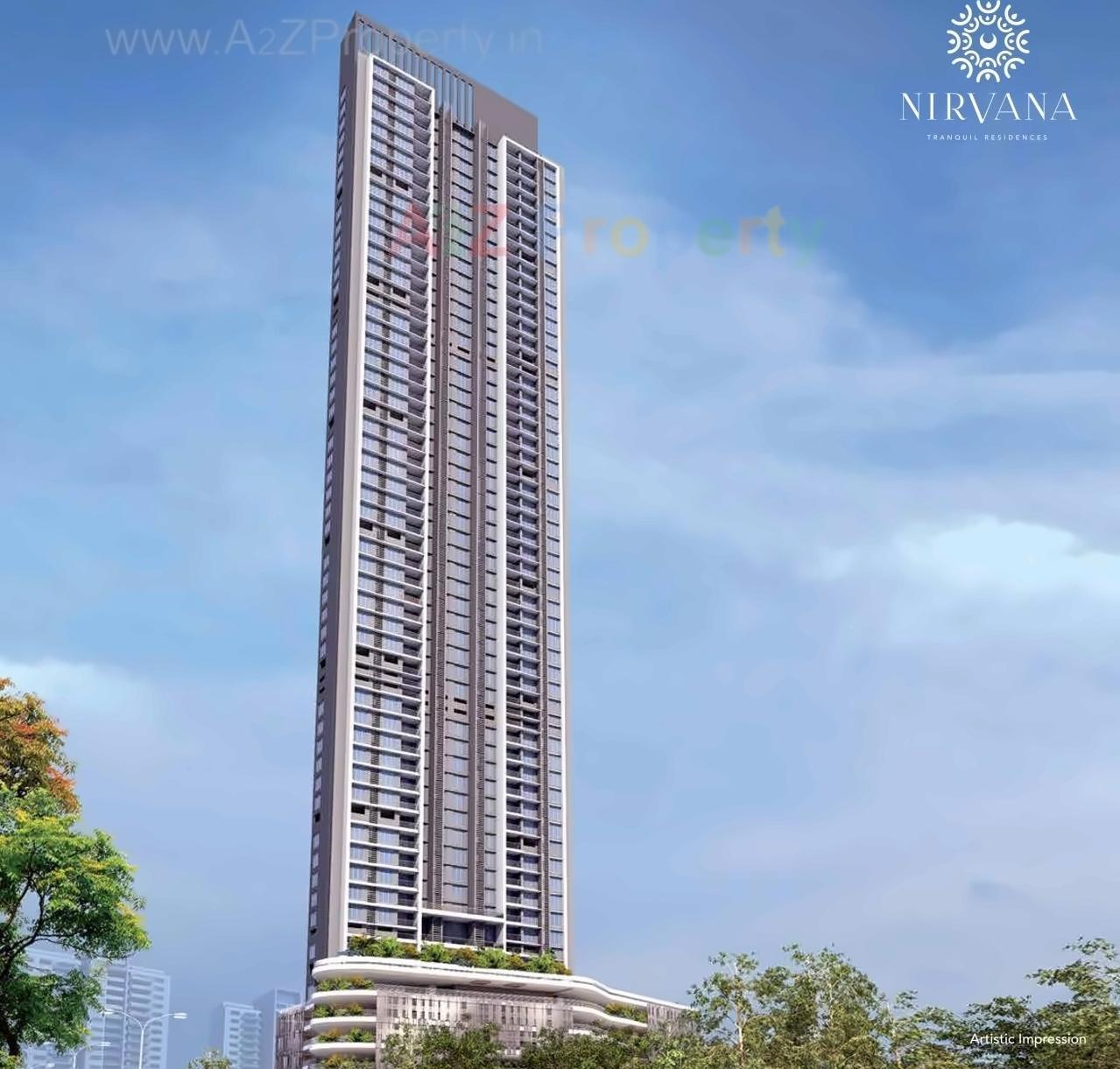 3D Elevation of real estate project Nirvana located at Fsouth400012, MumbaiCity, Maharashtra