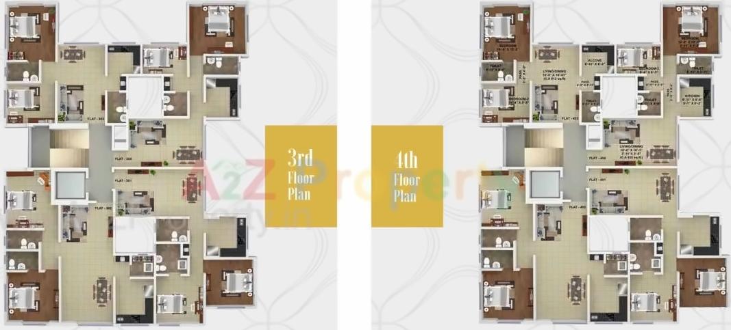 Layout of real estate project Om Sat located at Fnorth400014, MumbaiCity, Maharashtra