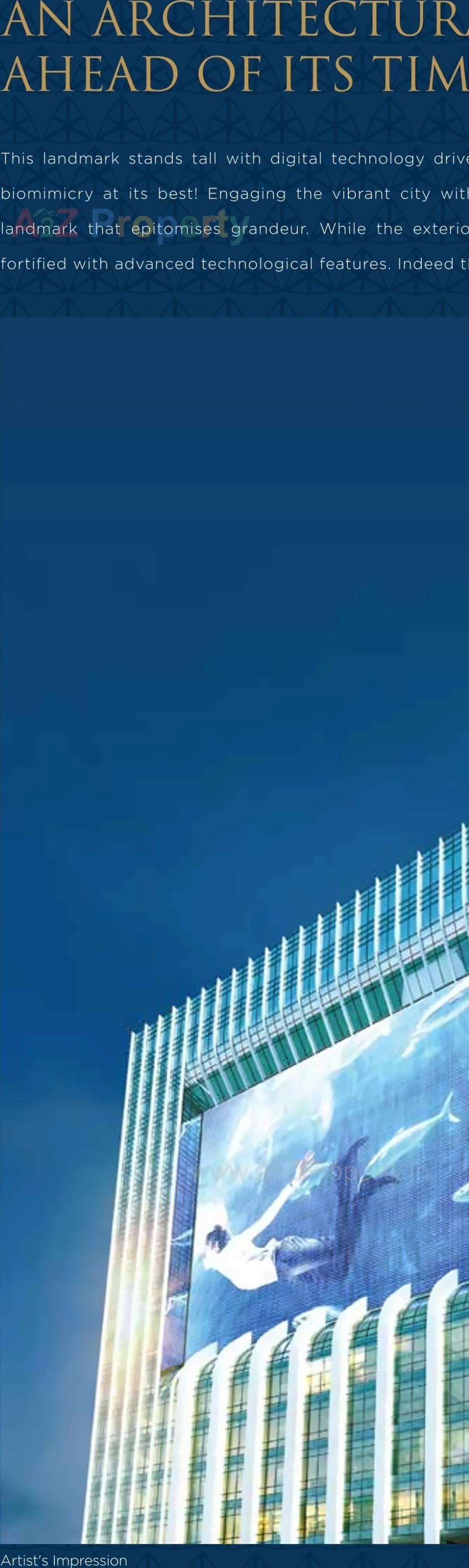 3D Elevation of real estate project Parinee Eminence located at Ward-gsouth, MumbaiCity, Maharashtra