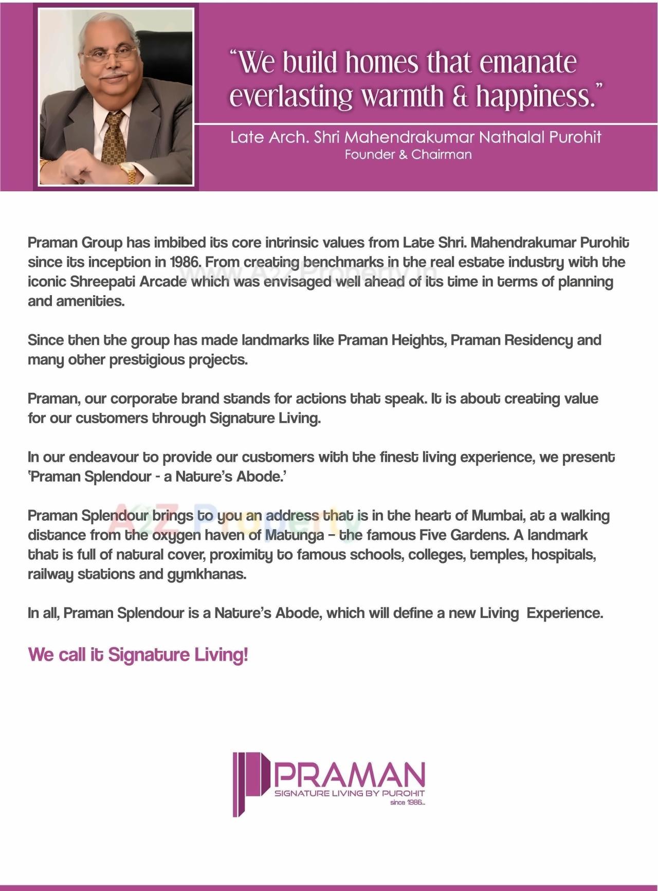  of real estate project Praman Splendour located at Fnorth400014, MumbaiCity, Maharashtra