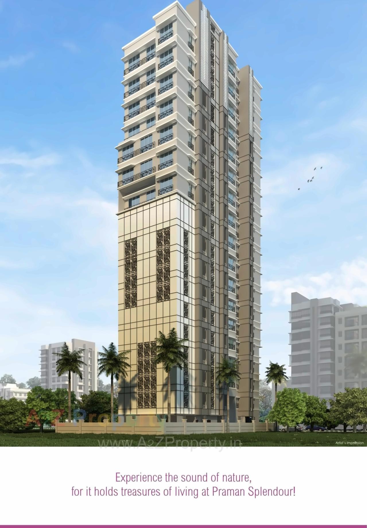 3D Elevation of real estate project Praman Splendour located at Fnorth400014, MumbaiCity, Maharashtra