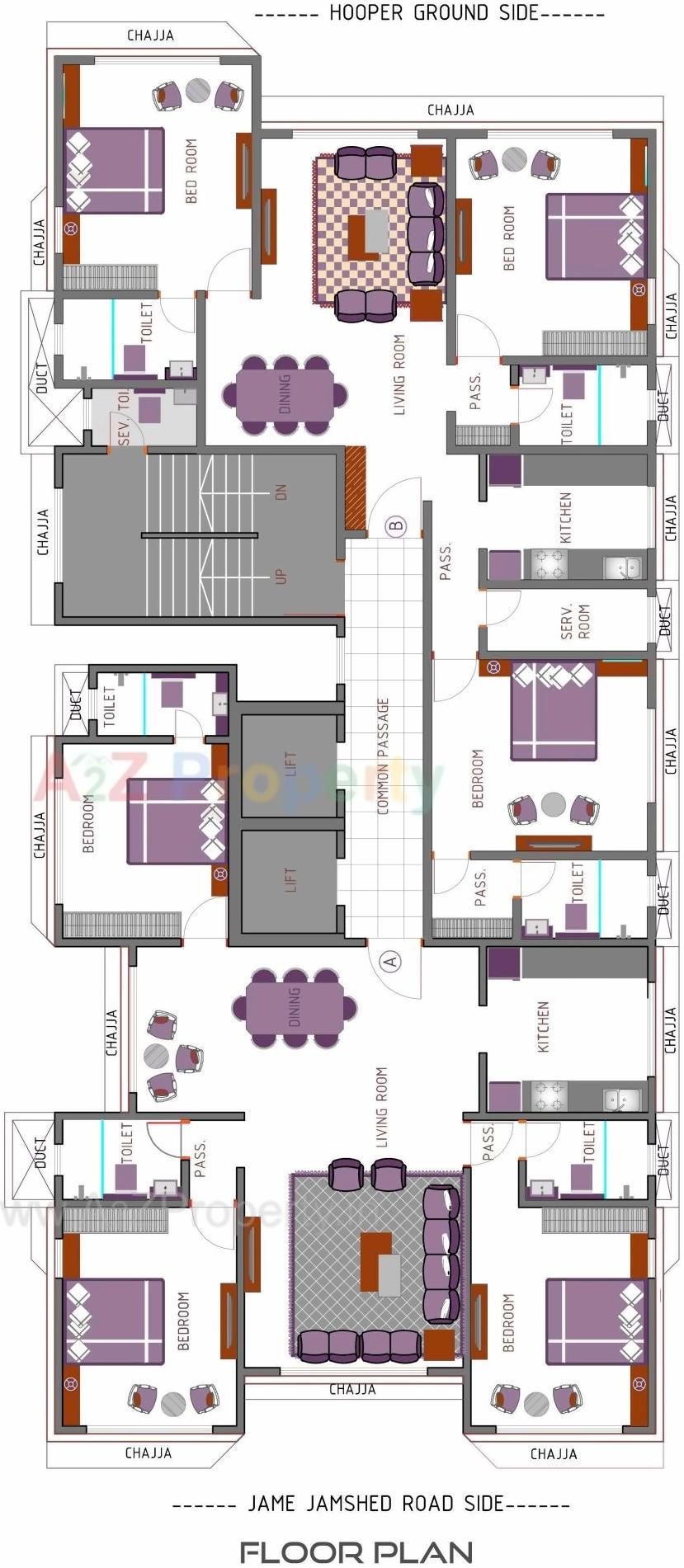 Layout of real estate project Praman Splendour located at Fnorth400014, MumbaiCity, Maharashtra