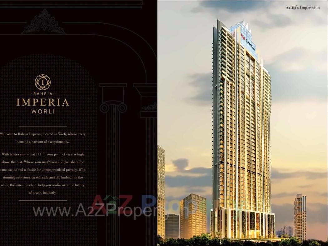 3D Elevation of real estate project Raheja Imperia located at Gsouth400013, MumbaiCity, Maharashtra