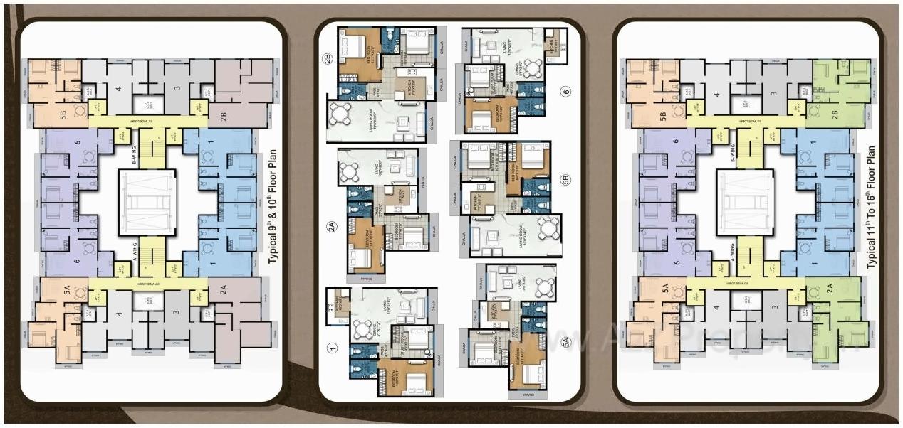 Layout of real estate project Ratnadeep located at Mumbai-city, MumbaiCity, Maharashtra