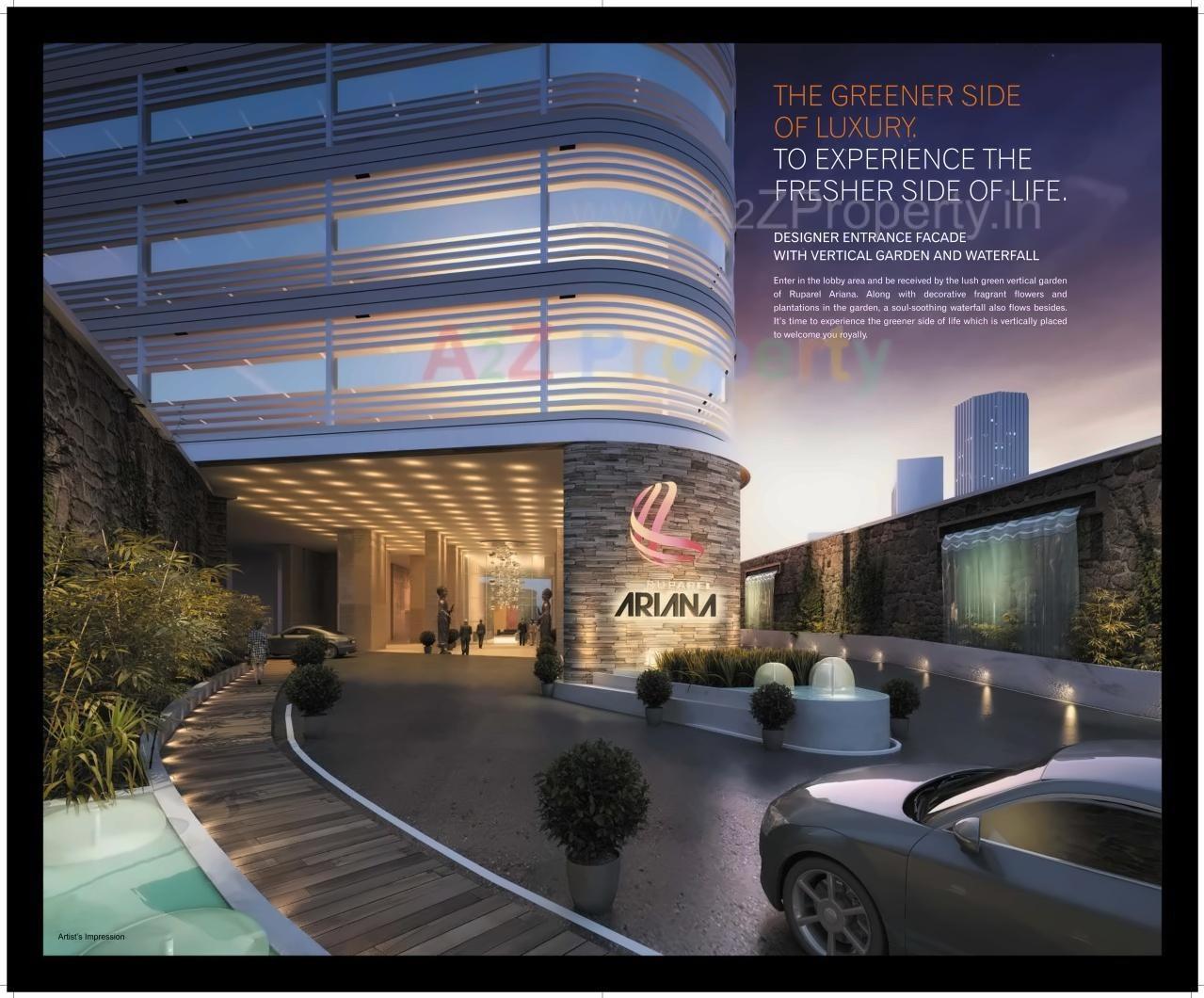 3D Elevation of real estate project Ruparel Ariana located at Fsouth400015, MumbaiCity, Maharashtra