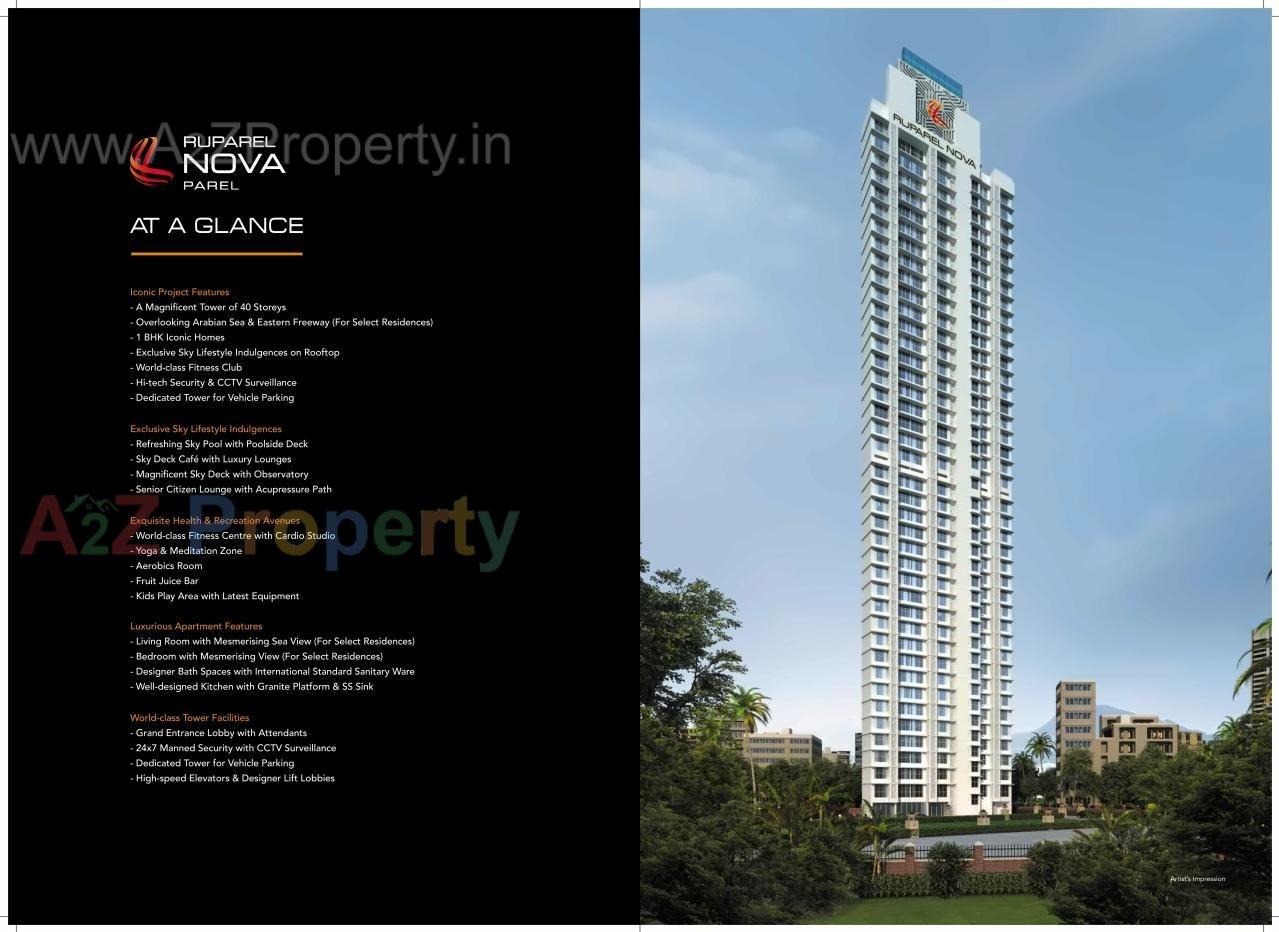 3D Elevation of real estate project Ruparel Nova located at Gnorth400016, MumbaiCity, Maharashtra