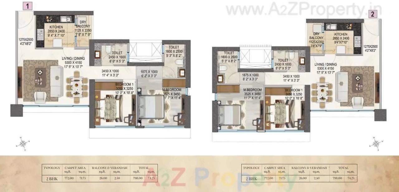 Layout of real estate project Salsette located at E400027, MumbaiCity, Maharashtra