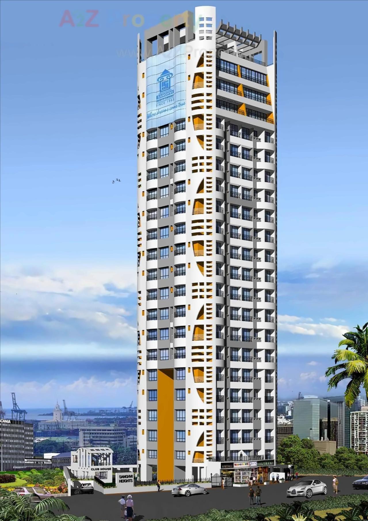 3D Elevation of real estate project Sanghvi Heights located at Mumbai-city, MumbaiCity, Maharashtra