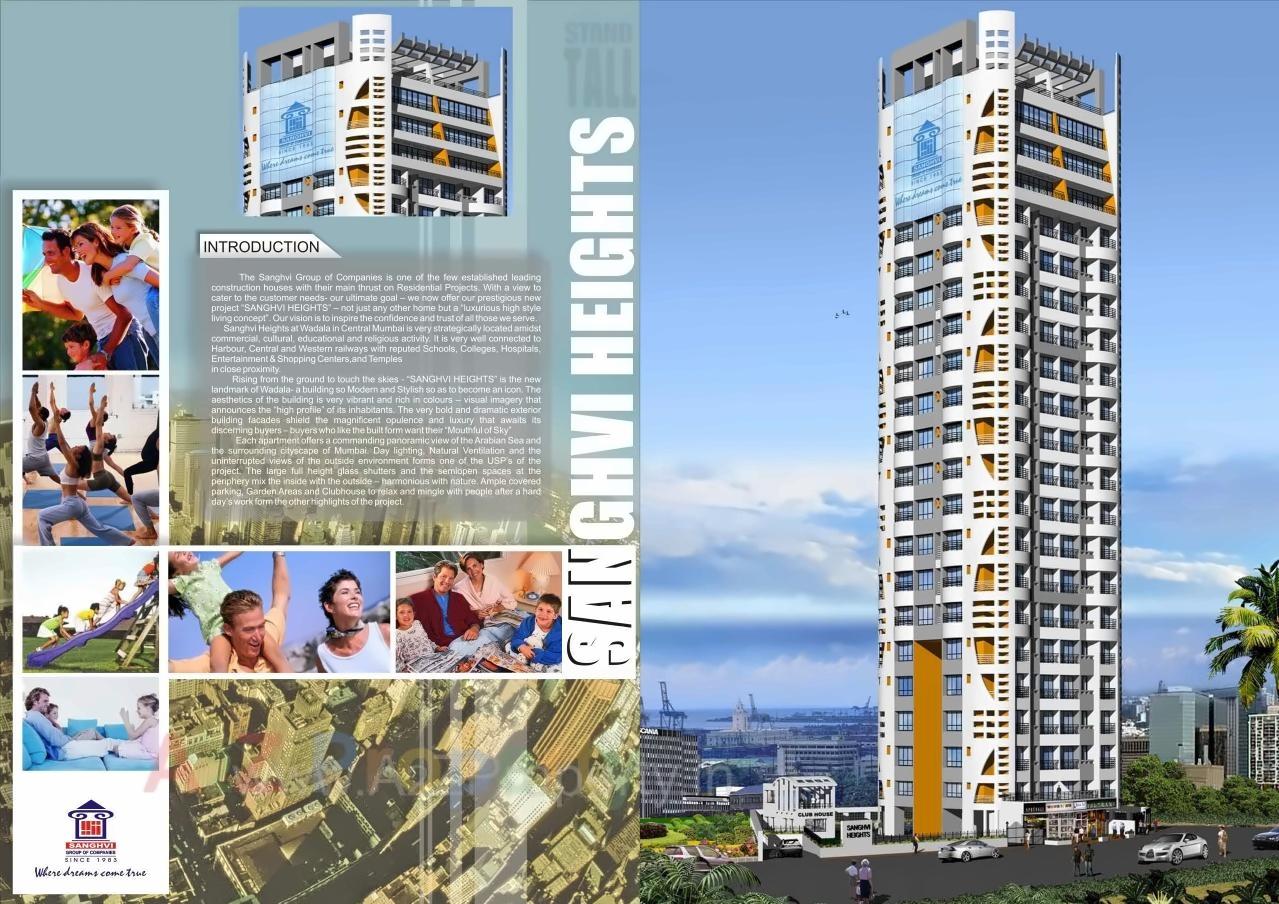 3D Elevation of real estate project Sanghvi Heights located at Mumbai-city, MumbaiCity, Maharashtra