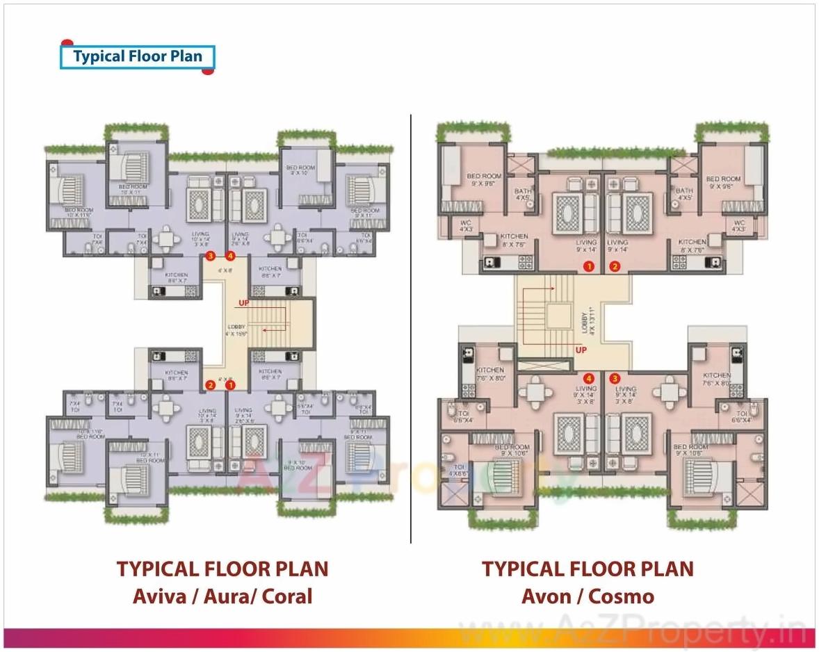 Layout of real estate project Sanghvi S3 Paradise located at Mumbai-city, MumbaiCity, Maharashtra