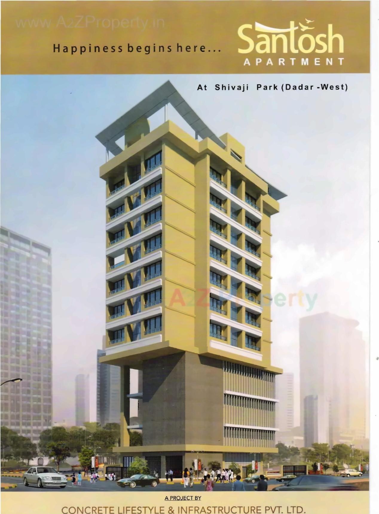 3D Elevation of real estate project Santosh located at Gnorth400028, MumbaiCity, Maharashtra