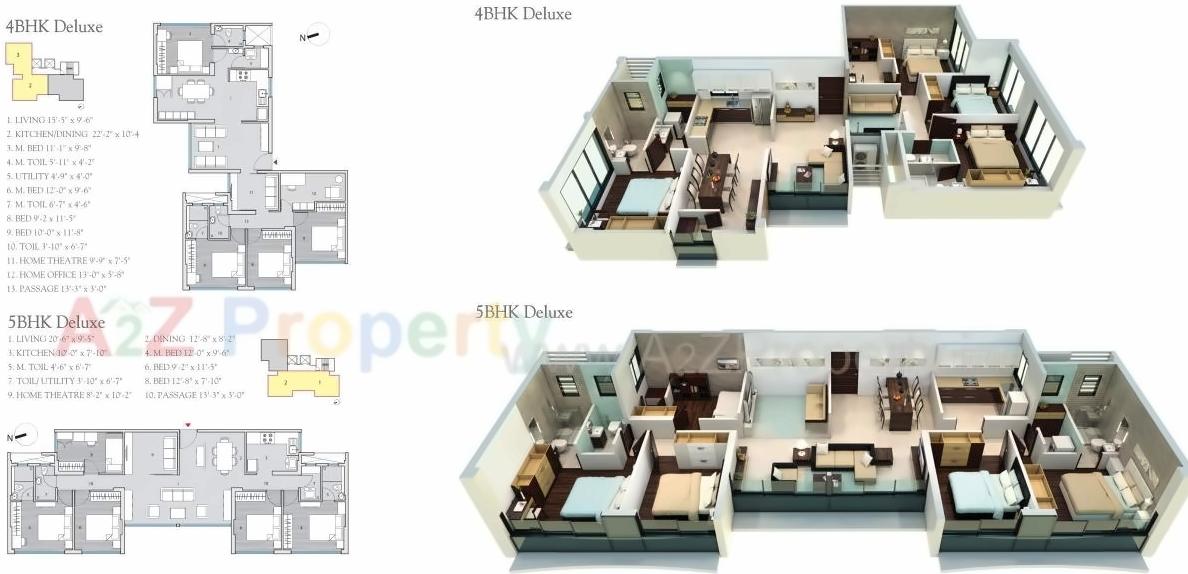 Layout of real estate project Sonas Tower located at Fsouth400012, MumbaiCity, Maharashtra