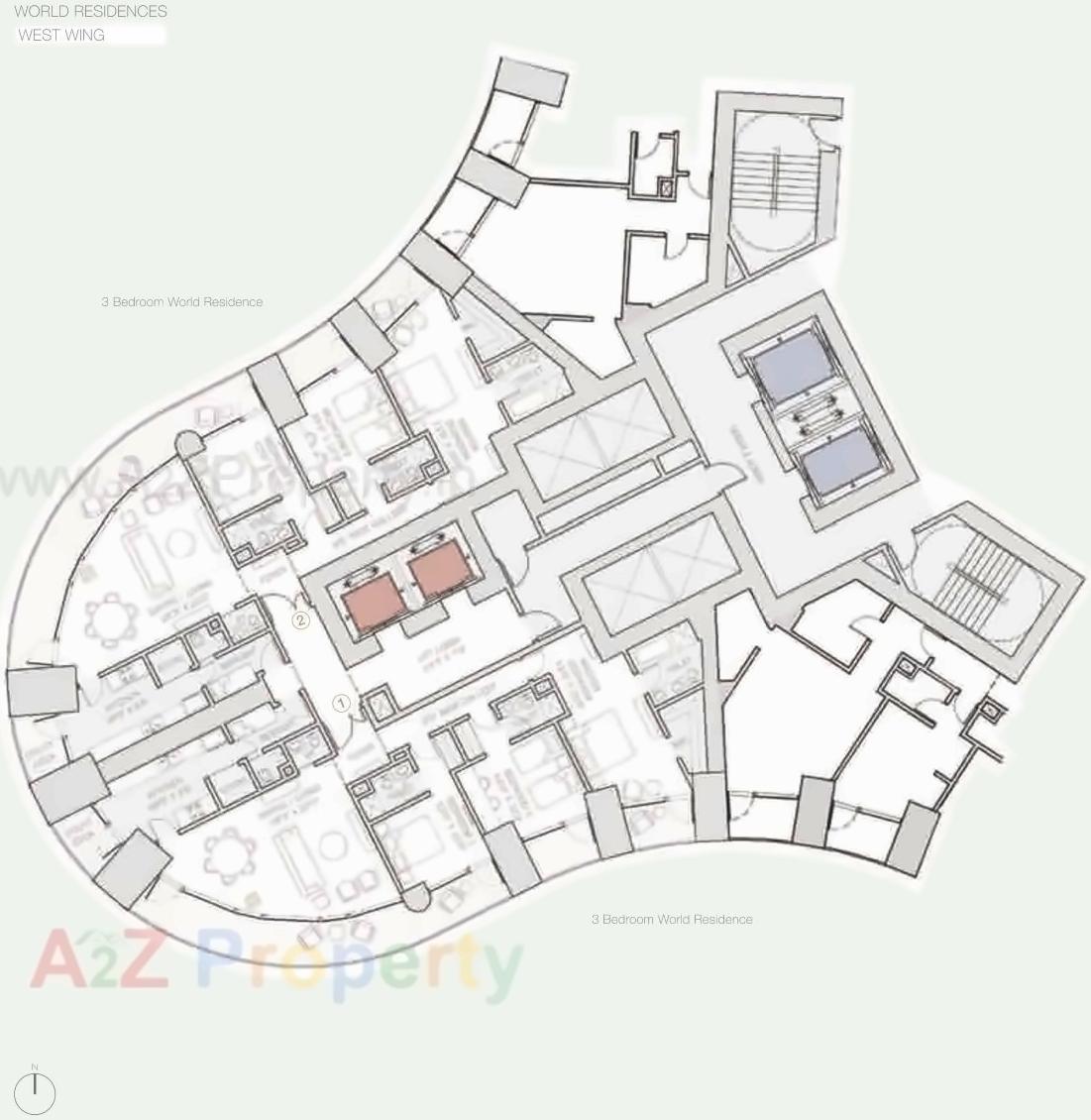 Image 24830 26 2 of real estate project The World Towers   World One   Tier Ii located at Gsouth400013, MumbaiCity, Maharashtra