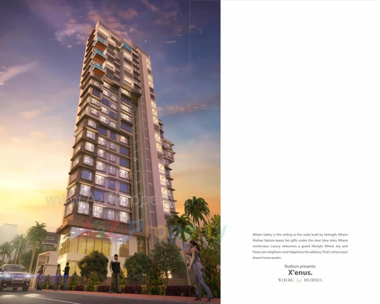 3D Elevation of real estate project Xenus located at Ward-fnorth, MumbaiCity, Maharashtra