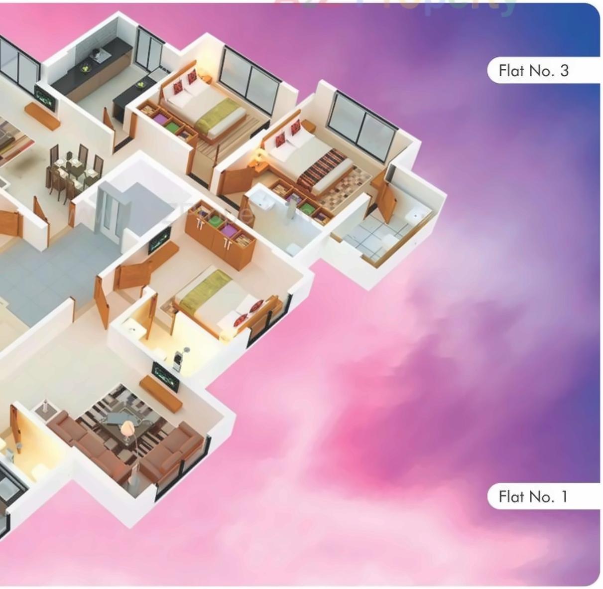 Layout of real estate project 117 Residency located at Kurla, MumbaiSuburban, Maharashtra