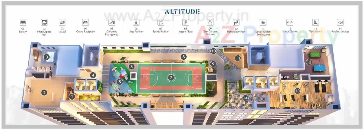 Layout of real estate project Aaradhya Nine located at Kurla, MumbaiSuburban, Maharashtra