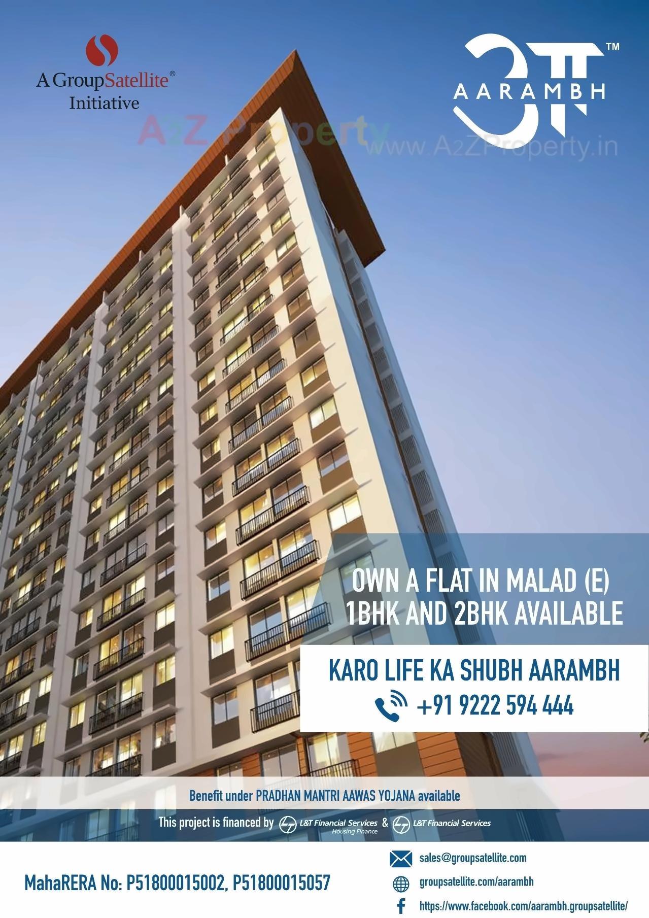 3D Elevation of real estate project Aarambh located at Borivali, MumbaiSuburban, Maharashtra