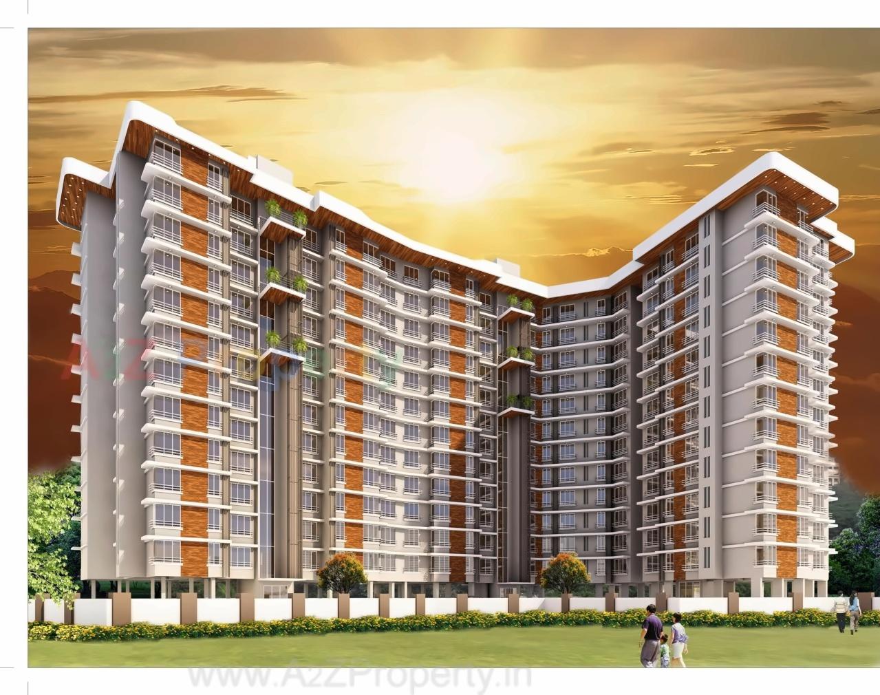 3D Elevation of real estate project Aaryavarta located at Andheri, MumbaiSuburban, Maharashtra