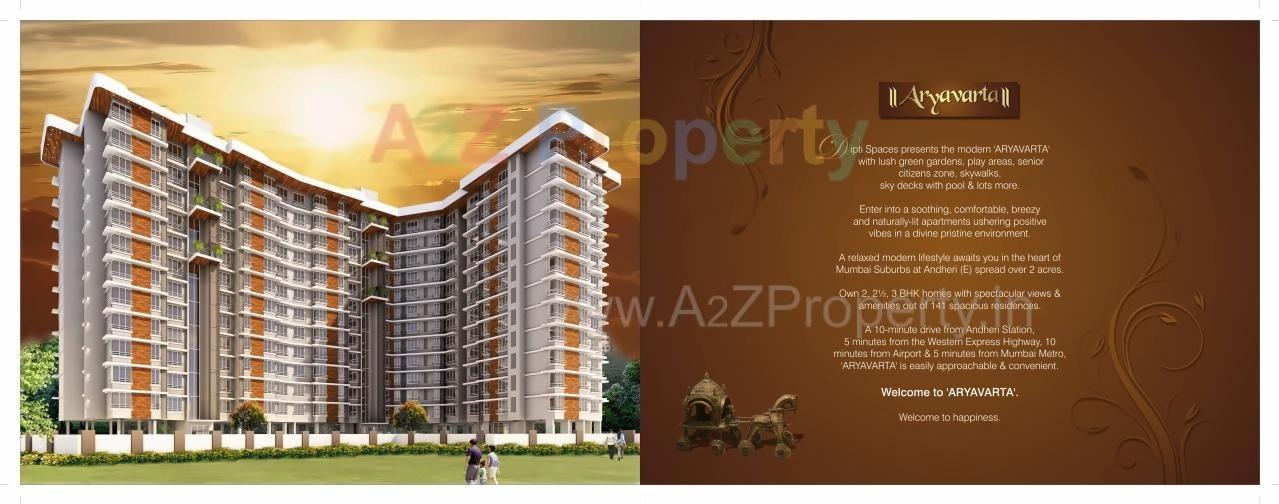 3D Elevation of real estate project Aaryavarta located at Andheri, MumbaiSuburban, Maharashtra