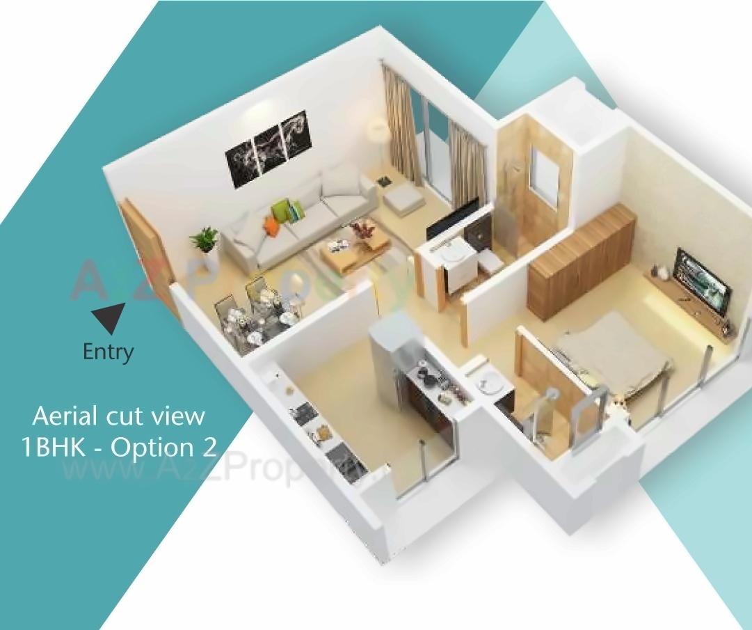 Layout of real estate project Aayush Aura located at Kurla, MumbaiSuburban, Maharashtra