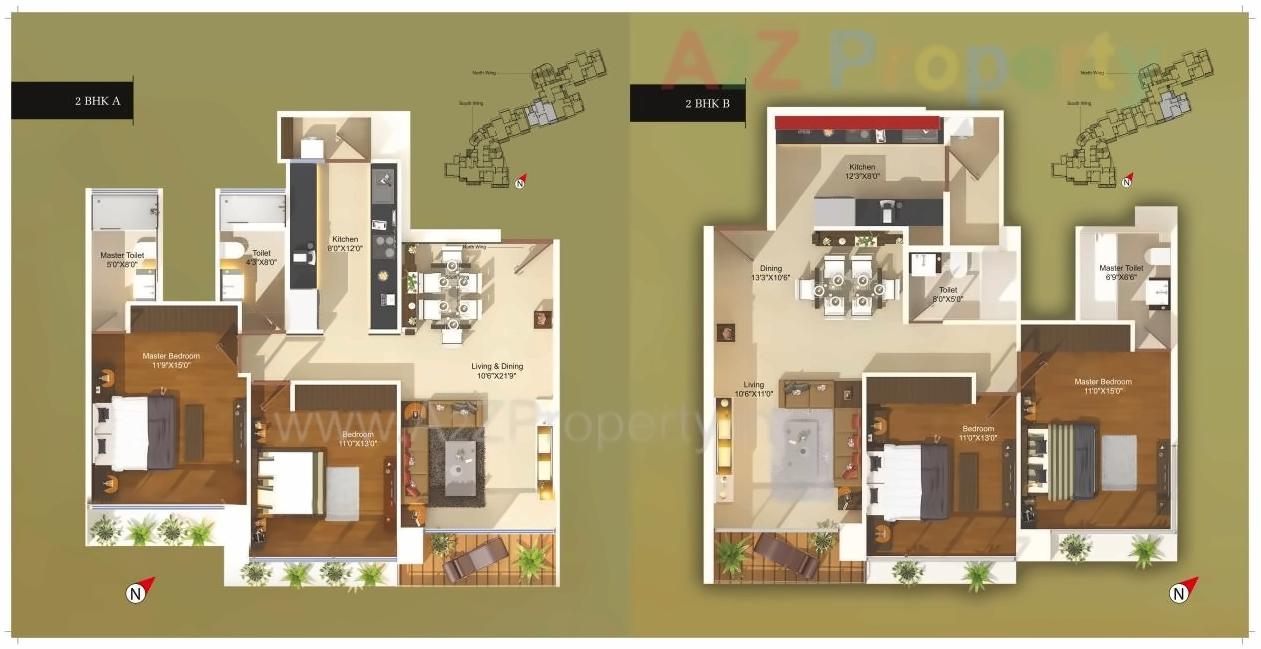Layout of real estate project Ajmera Aeon located at Kurla, MumbaiSuburban, Maharashtra