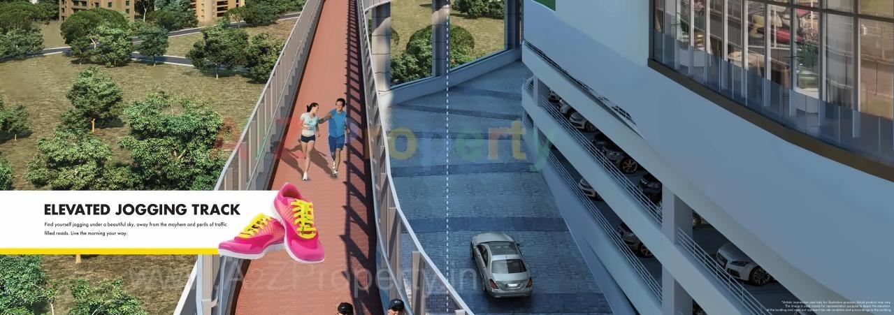 3D Elevation of real estate project Alta Monte Signet located at Borivali, MumbaiSuburban, Maharashtra