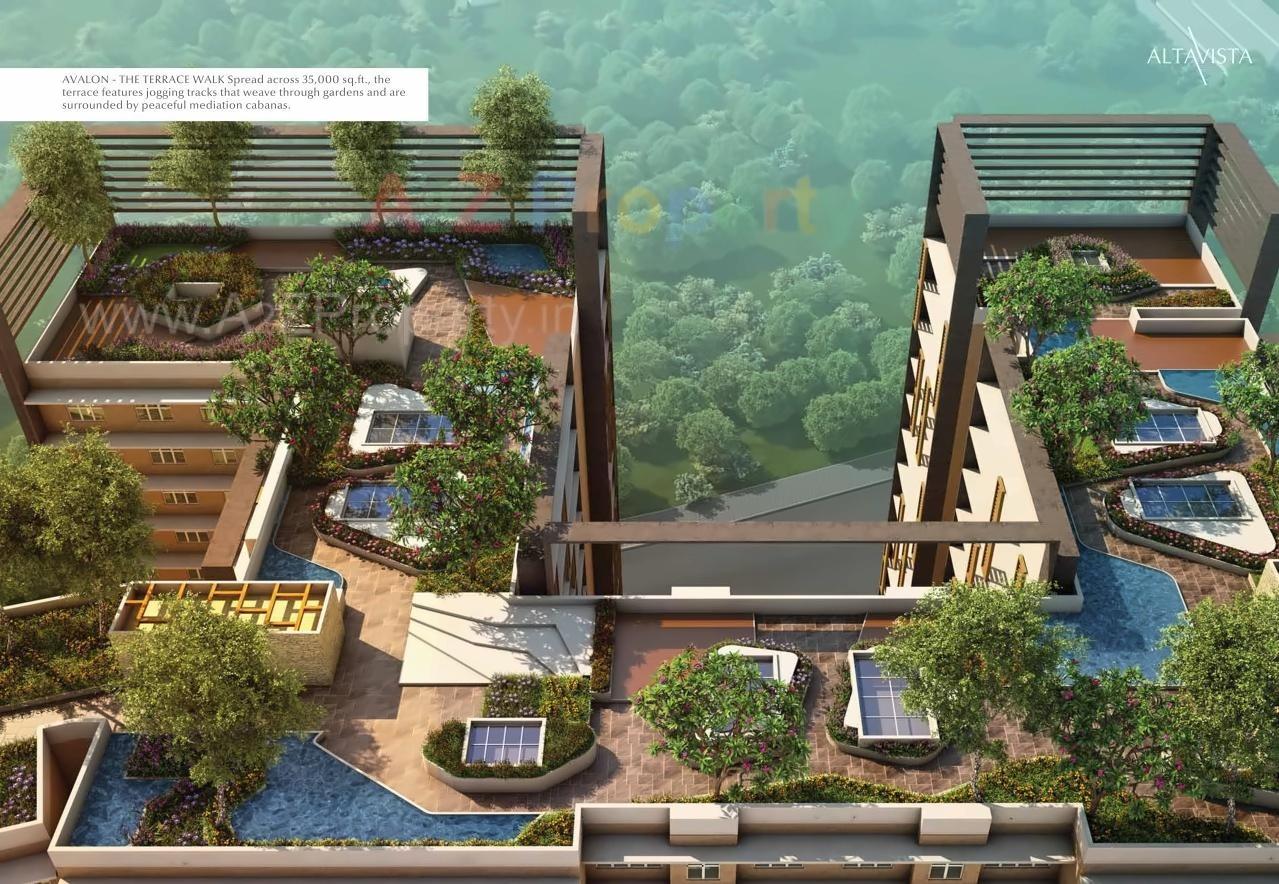 3D Elevation of real estate project Altavista located at Kurla, MumbaiSuburban, Maharashtra