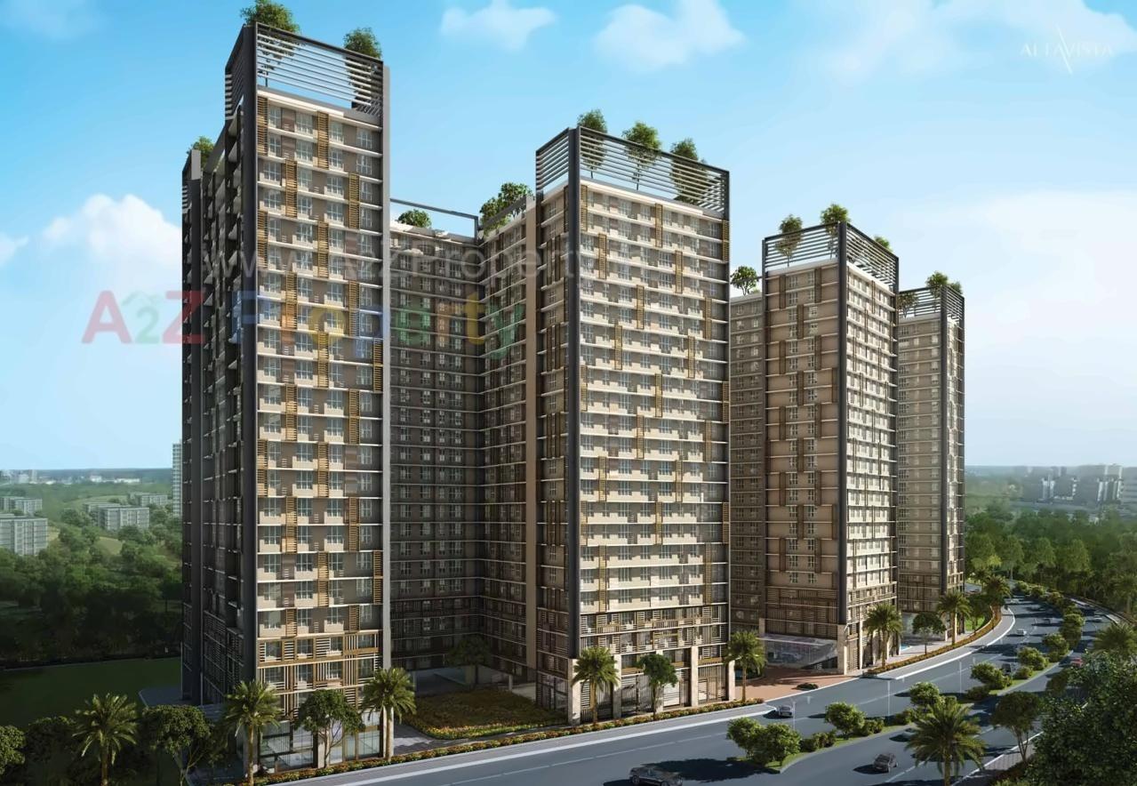 3D Elevation of real estate project Altavista located at Kurla, MumbaiSuburban, Maharashtra