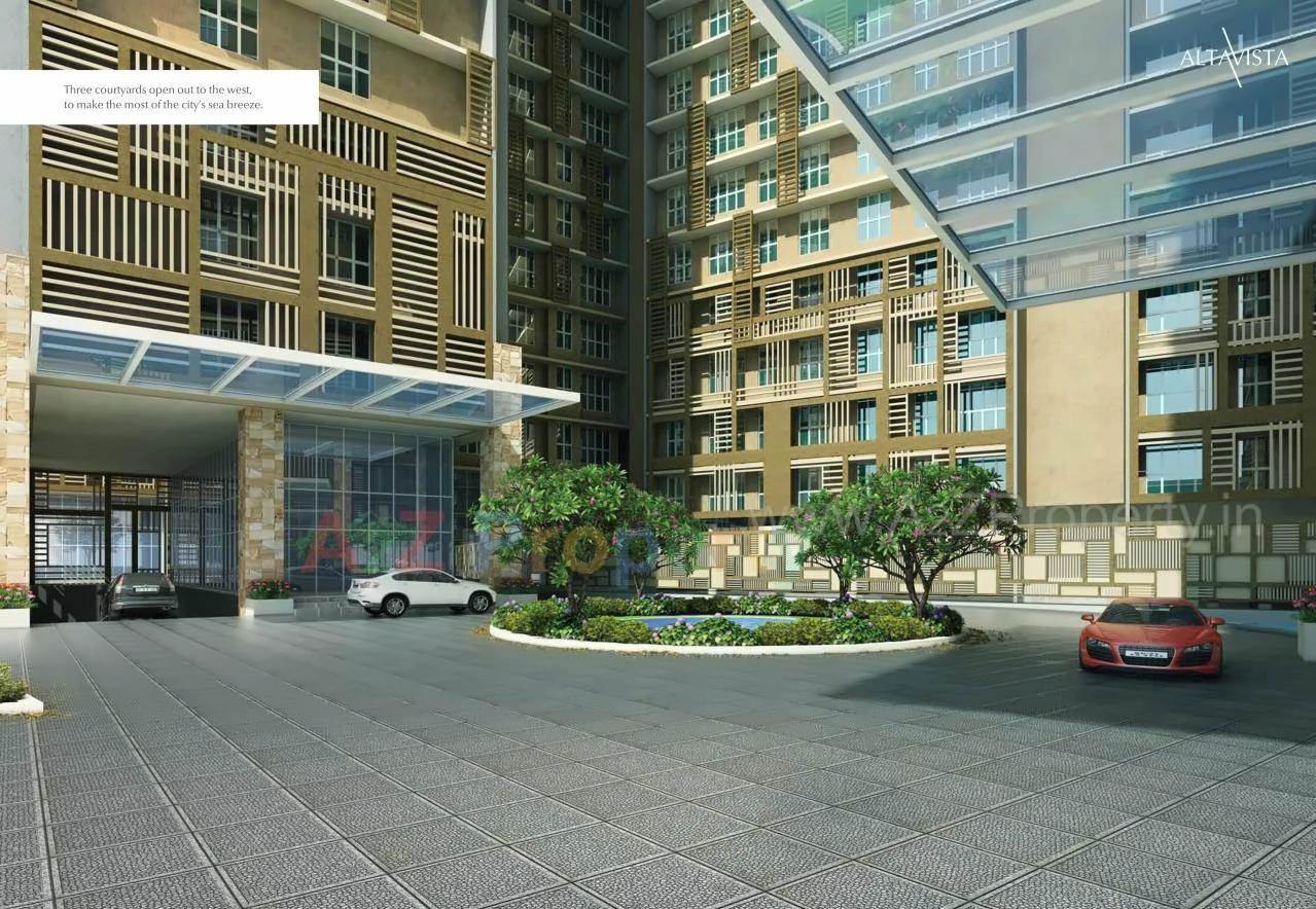 3D Elevation of real estate project Altavista located at Kurla, MumbaiSuburban, Maharashtra