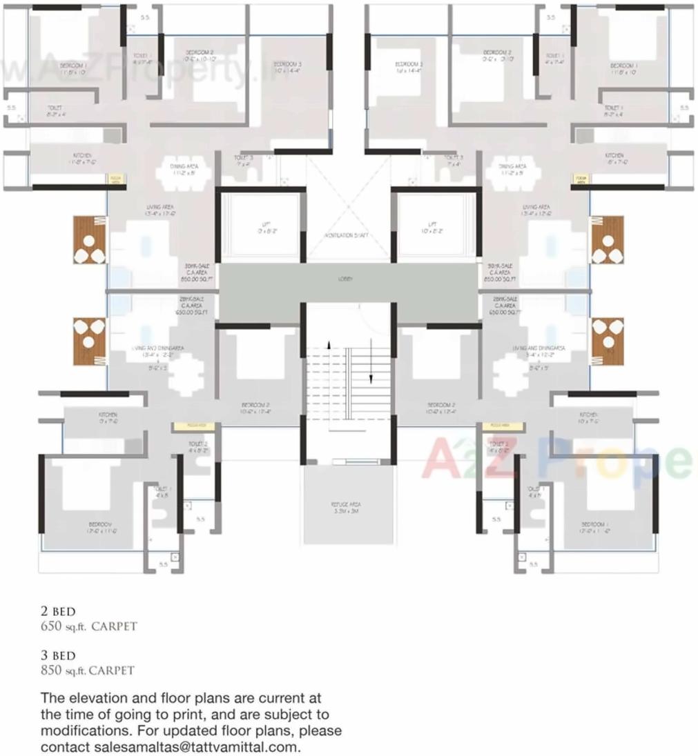 Layout of real estate project Amaltas located at Kurla, MumbaiSuburban, Maharashtra