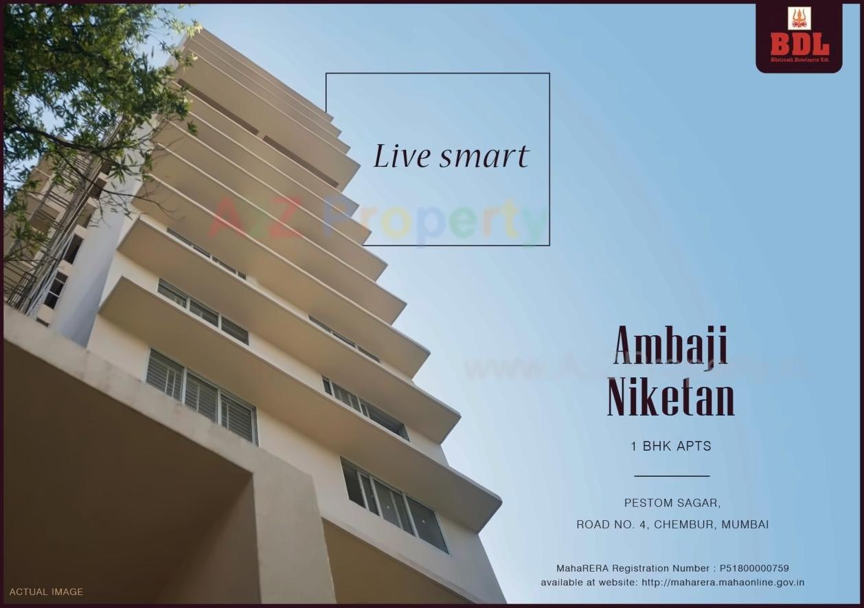 3D Elevation of real estate project Ambaji Niketan Co Op  Housing Society Ltd located at Kurla, MumbaiSuburban, Maharashtra