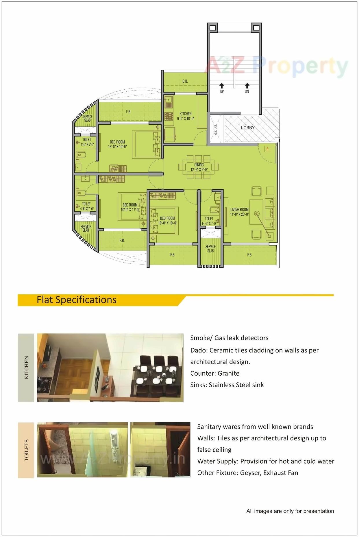 Layout of real estate project Amity Apartments located at Andheri, MumbaiSuburban, Maharashtra