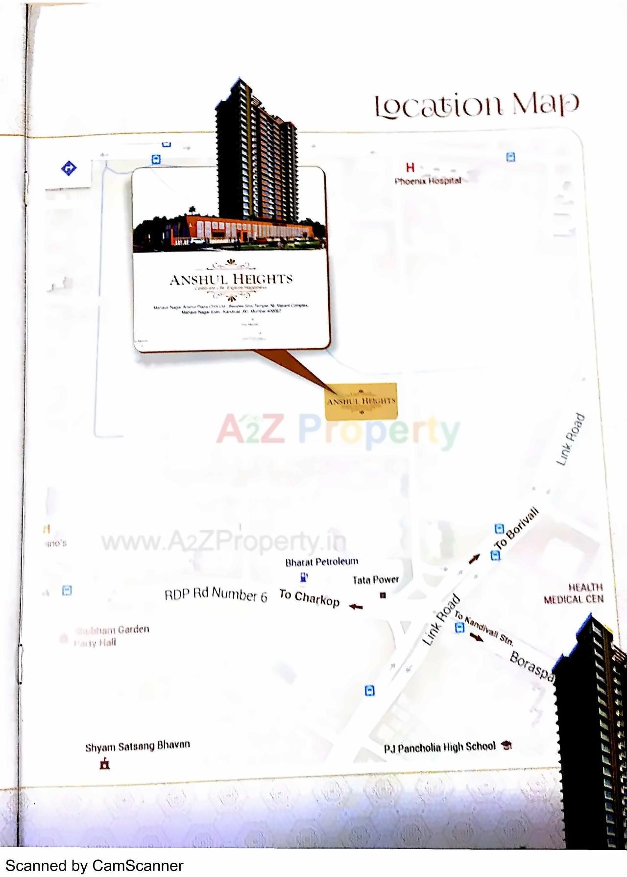  of real estate project Anshul Heights located at Borivali, MumbaiSuburban, Maharashtra